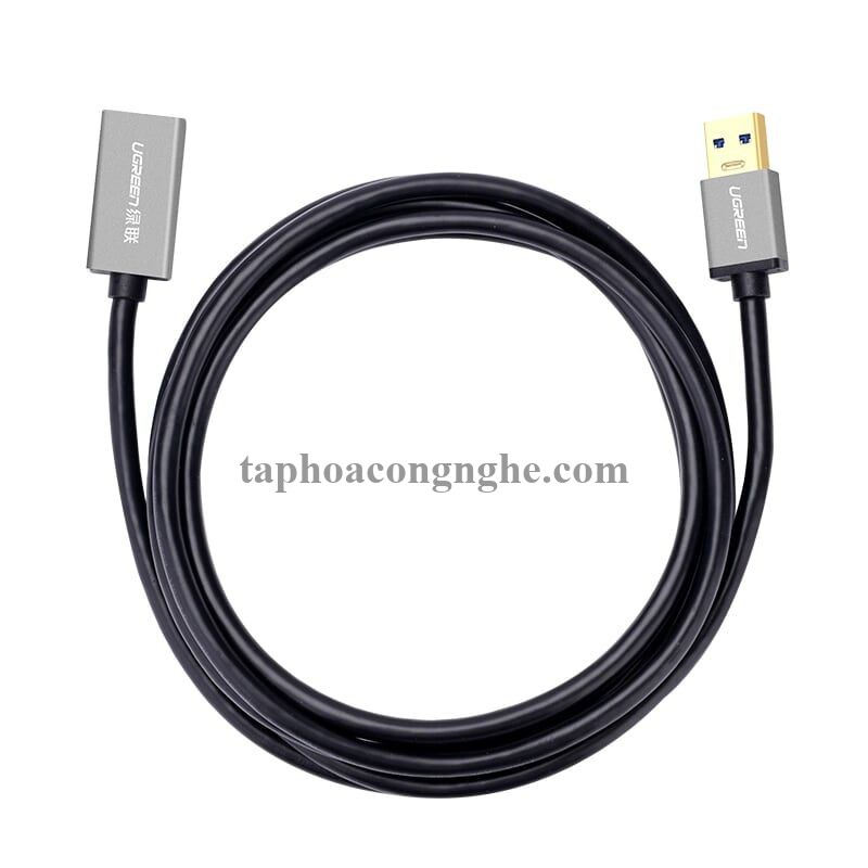 Ugreen 10494 0.5M màu Đen Cáp tín hiệu nối dài USB 3.0 dáng dây nhỏ cao cấp US115 30010494